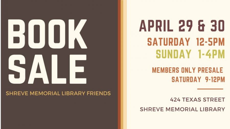 Friends of Shreve Memorial Library Spring Book Sale