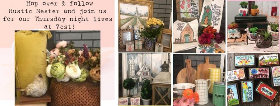 Rustic Nester's Weekly Live Sale