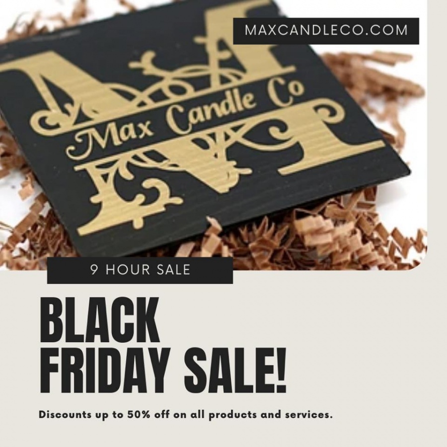 Max CandleCo 2020 Black Friday Sale