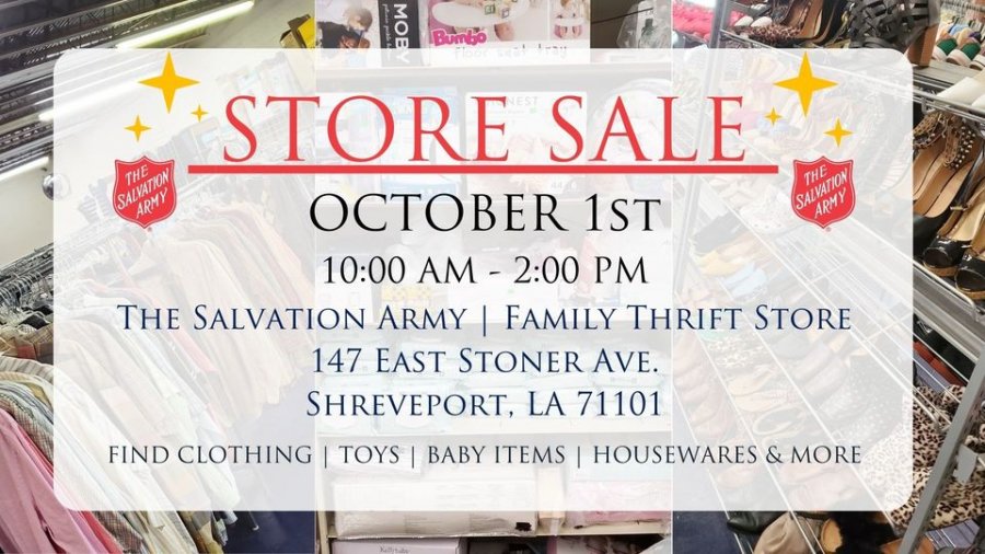 The Salvation Army Family Thrift Store Sale