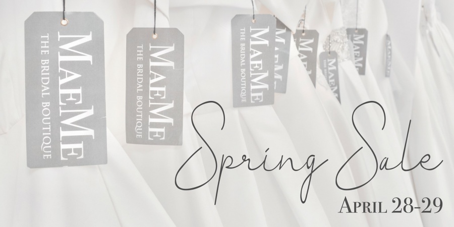 The Bridal Boutique byTake 50% off on bridal gowns at the The Bridal Boutique by MaeMe Spring Sample Sale. MaeMe Spring Sample Sale