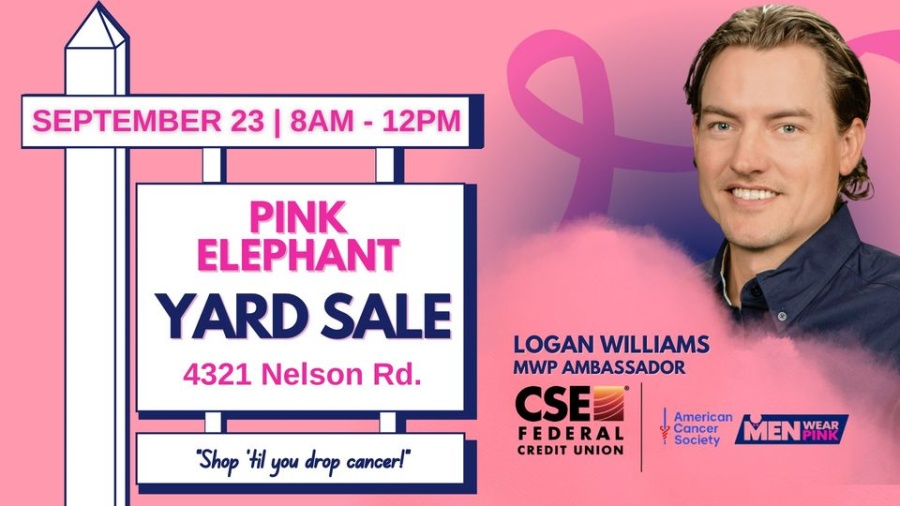 CSE Federal Credit Union Pink Elephant Yard Sale