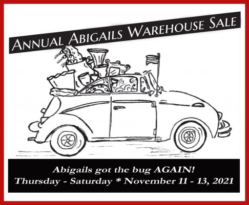 Abigails Annual 2021 Warehouse Sale