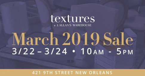 Textures- a J. Allan’s Warehouse Sale