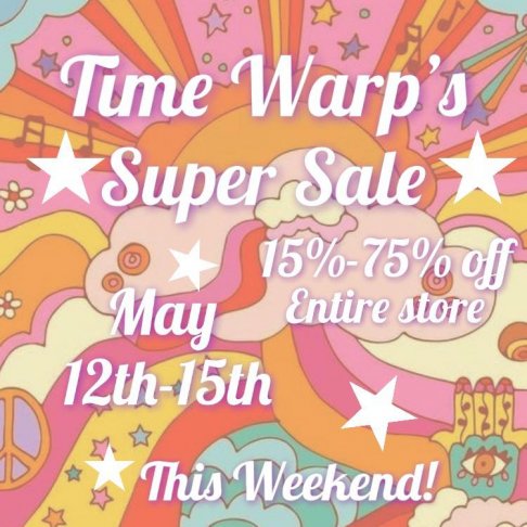 Time Warp Boutique Super Sale