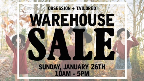 Obsession Boutique Warehouse Sale 